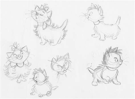 Character Designs from The Aristocats by Milt Kahl | Character design ...