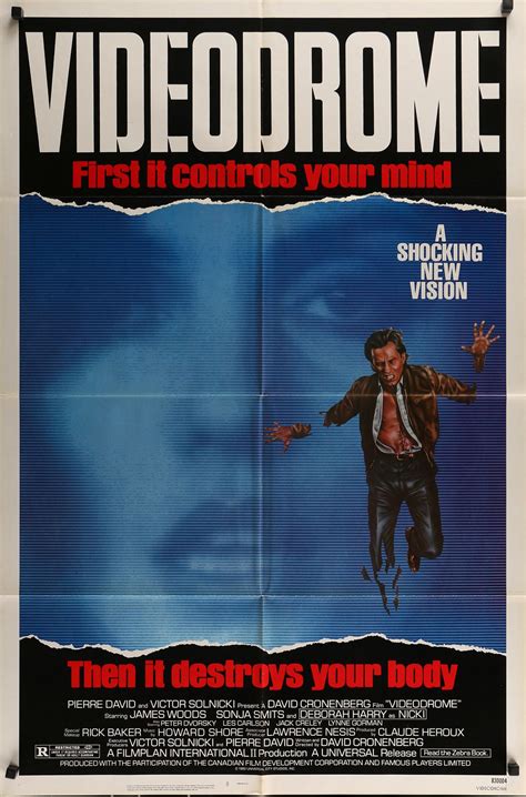 David Cronenberg's Videodrome poster Horror Movie Posters, Original ...