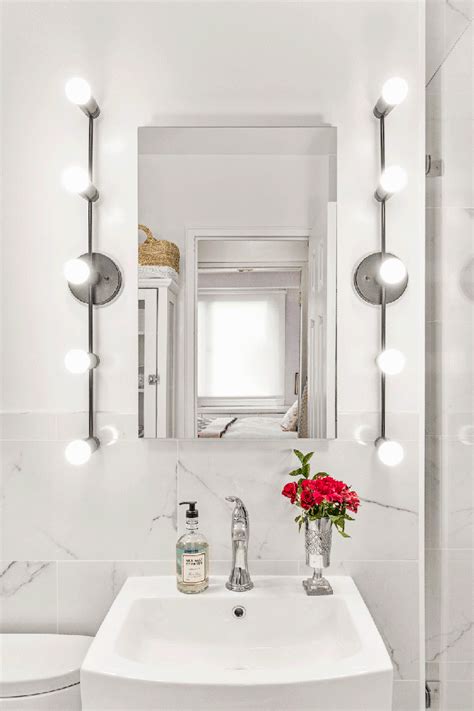 A Dark Bath Goes Hollywood-Glam In a Chelsea Bathroom Renovation | Best bathroom designs, Dark ...