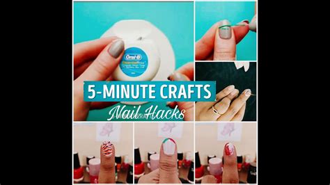 Testing out 5 Minute Crafts Nail Arts/ Best and easy nail hacks by 5 Minute Crafts - YouTube