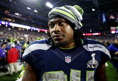 Marshawn Lynch Smiles For The Cameras & Tells Reporters “Football Is A ...