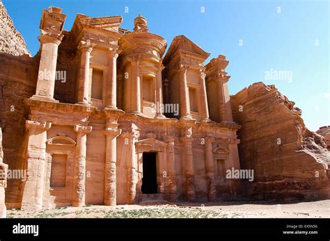 The Monastery - Petra - Jordan Stock Photo - Alamy