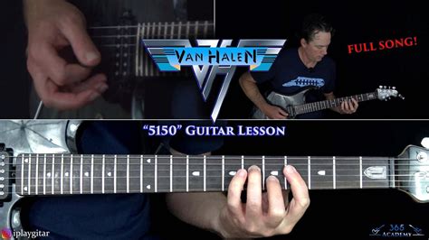 5150 Guitar Lesson (FULL SONG) - Van Halen in 2020 | Guitar lessons, Songs, Van halen