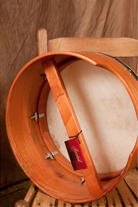 ROOSEBECK 16 x 7 inch RED CEDAR BODHRAN, SINGLE-BAR, INTERNAL TUNING - SATISFACTION GUARANTEED ...