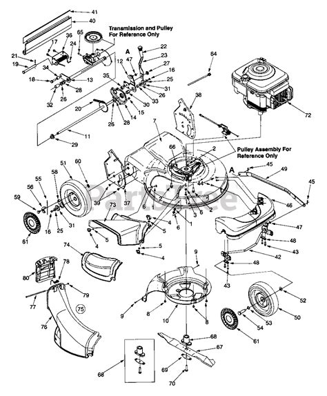 Yard-Man 12A-979L062 - Yard-Man Walk-Behind Mower (2000) (Lowes ...