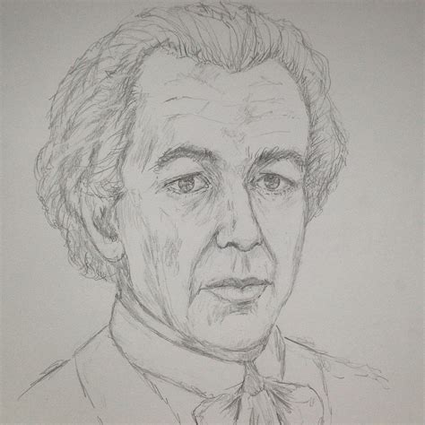 Frank Lloyd Wright by Jules Cozine | Portrait drawing, Frank lloyd ...