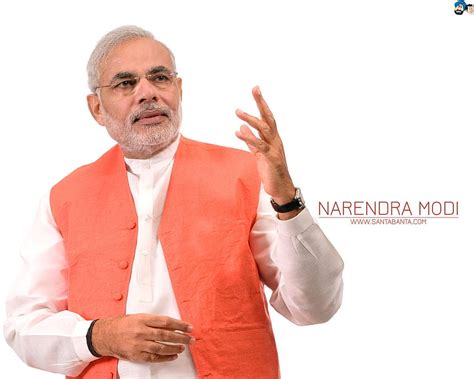 Narendra Modi Standing Full Size Photo