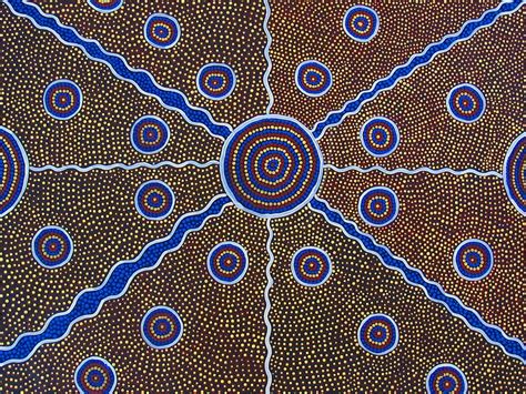 brown, blue, artwork, gray, textile, aboriginal art, aboriginal ...