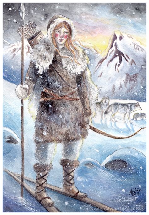 Skadi; Goddess of Winter http://zaronen.deviantart.com/art/Skadi ...