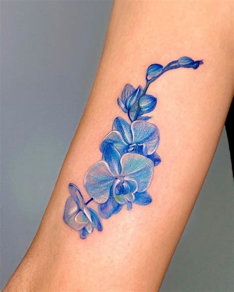 Blue Orchid Tattoo