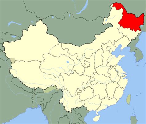 China Heilongjiang Location Map - MapSof.net