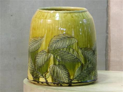 Oribe Vase by Nishikawa Minoru - Buy Online Japanese Antiques