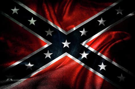 Confederate flag 1 Photograph by Les Cunliffe - Fine Art America