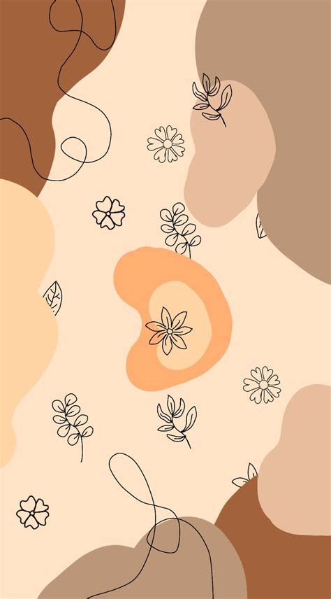 Aesthetic vintage doodle pattern | Wallpaper iphone boho, Sunflower iphone wallpaper, Aesthetic ...