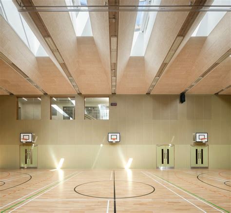 Central Foundation Boys School install DYNAMIK Oak Court - Dynamik Sports Floors