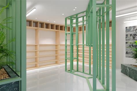 Stüssy's Shibuya store interior by Perron-Roettinger draws upon the clothing brand's surfing ...
