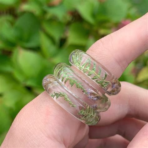 Resin Plant Jewelry - Etsy