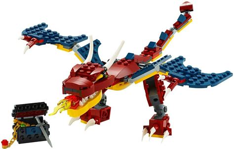 Lego Creator 3in1 31102 Ninja Fire Dragon Adventures