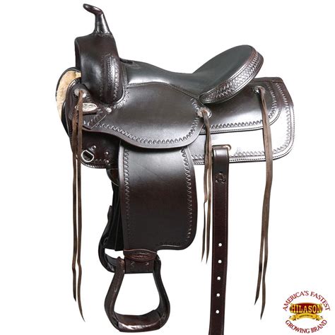 Hilason Wide Gullet Draft Western Trail Endurance Horse Saddle 16" - Walmart.com - Walmart.com