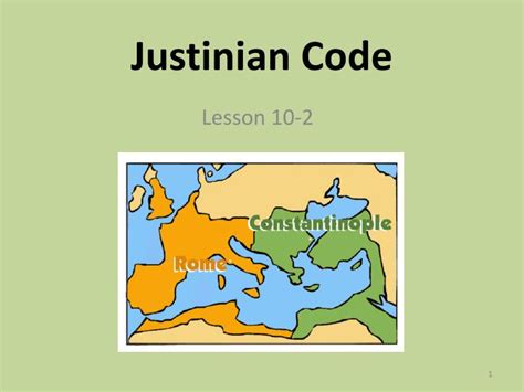 PPT - Justinian Code PowerPoint Presentation, free download - ID:6314578