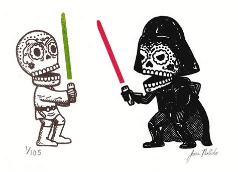 Traditional Mexican Skull Star Wars Characters by Jose Pulido | Gadgetsin