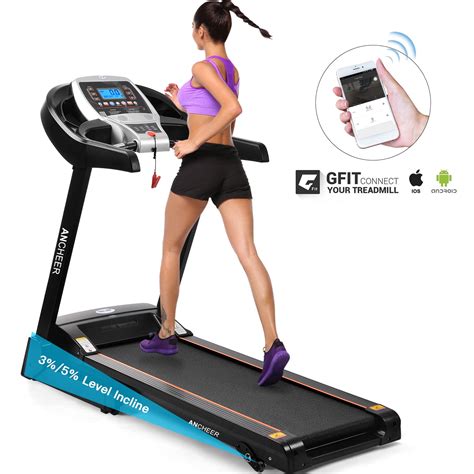 Low Noise Bluetooth Wifi+12 Running Program Electric Folding Treadmill ...