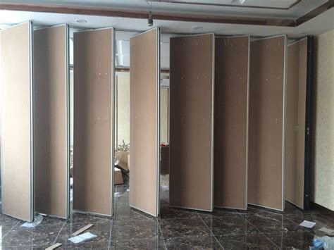 Sliding Hanging System Track Office Movable Partition Walls , Soundproof Room Dividers
