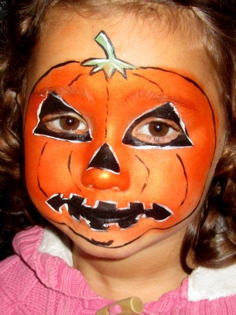 pumpkin face | Face Painting Ideas | Pinterest | Halloween face paintings, Face painting designs ...