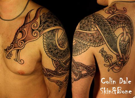 nordic dragon tattoos - Google-søgning | Viking dragon tattoo, Celtic dragon tattoos, Viking tattoos