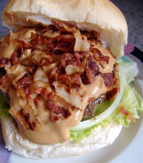 Delicious Peanut Butter Bacon Burger