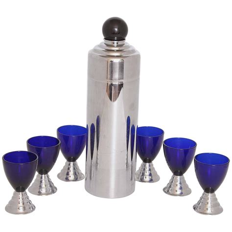 Classic Chase Blue Moon Cocktail Set at 1stdibs