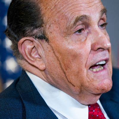 Rudy Giuliani’s Hair Dye Melts Down Face During Conference