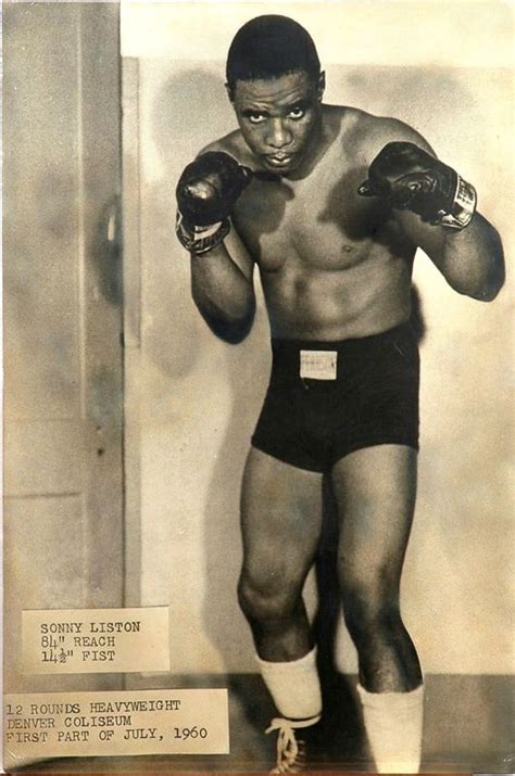 Sonny Liston promotional photo. | Boxing images, Sport inspiration, Boxing champions