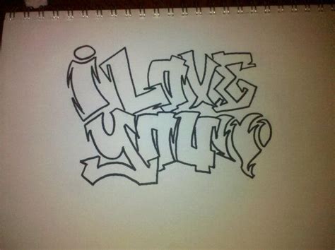 graffiti I Love You by NoDoubter27 on DeviantArt