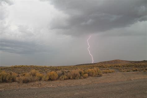 Image: Lightning in Spring Creek, Nevada