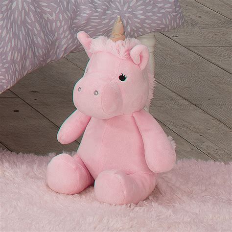 Rainbow Unicorn Pink/Gold Plush Unicorn Stuffed Animal - Pearl