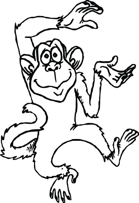 Monkey Coloring Pages For Adults at GetDrawings | Free download