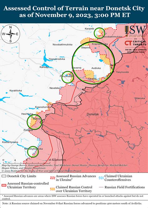 Ukraine Map Shows Avdiivka Almost Fully Encircled by Russia's 40K ...