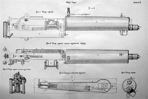 Maxim gun Blueprint - Download free blueprint for 3D modeling