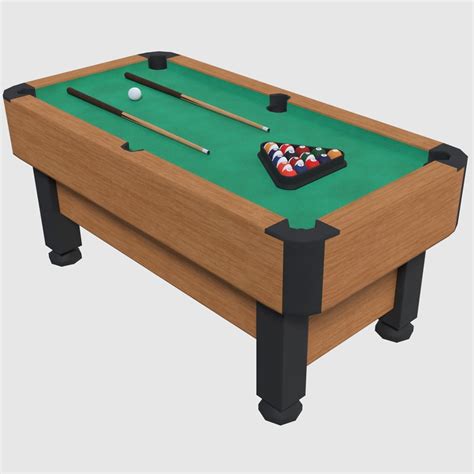 3D pool table - games model - TurboSquid 1170087