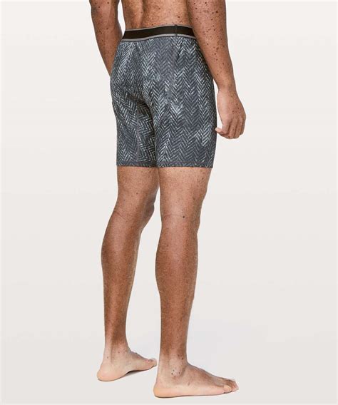 Lululemon Game On Boxer Brief *7.5" - Bleached Herringbone Multi - lulu ...