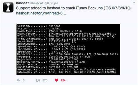 hashcat support and crack iTunes Backups passwords UNLOCK ICLOUD ACTIVATION TOOLS