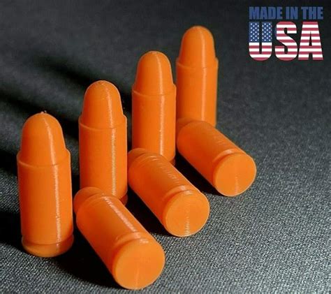 Amazon.com : TechStudio3D 9mm Dummy Rounds, Snap Caps (10 - Pack) - Firearms Dry Fire Ammo for ...