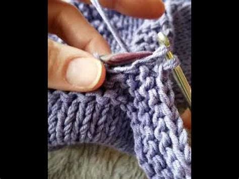 Cast off knitting with a crochet hook - YouTube