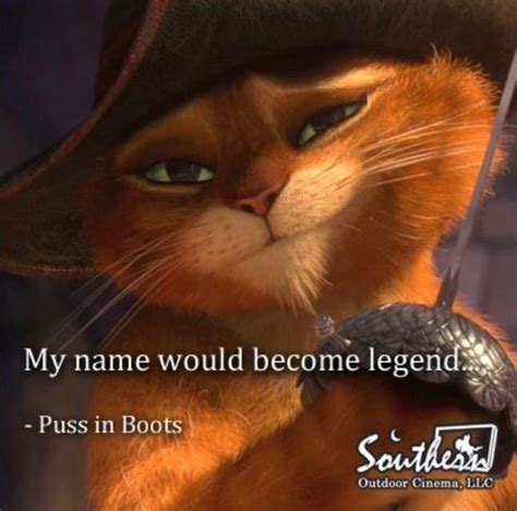 My favorite animated kitty... He has some major CAT-itude! - Puss In Boots Boot Quotes, Tv ...