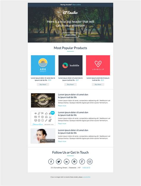 A* Emailer - Responsive Email Design on Behance