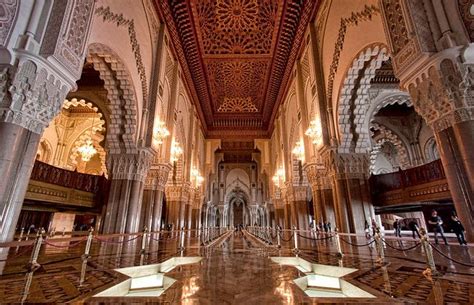 Inside Hassan II Mosque | Casablanca, Mosque, Morocco