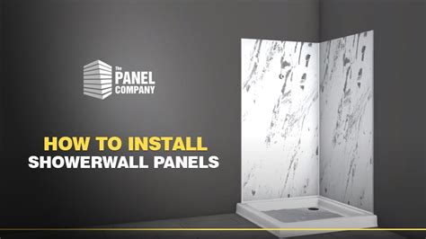 How to Install ShowerWall Panels | Installation Guide | The Panel Company - YouTube