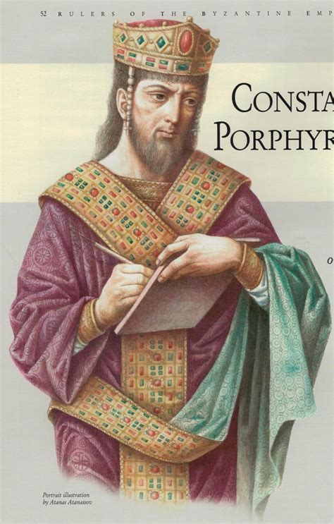 Constantine VII (from ‘Rulers of the Byzantine Empire’ published by KIBEA) | Byzantine empire ...