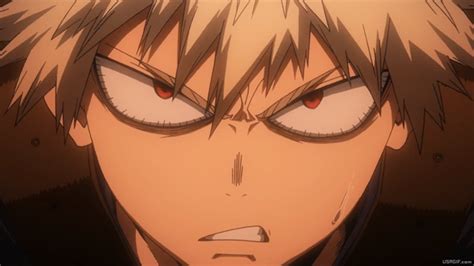 Katsuki Bakugo Angry GIF Animation